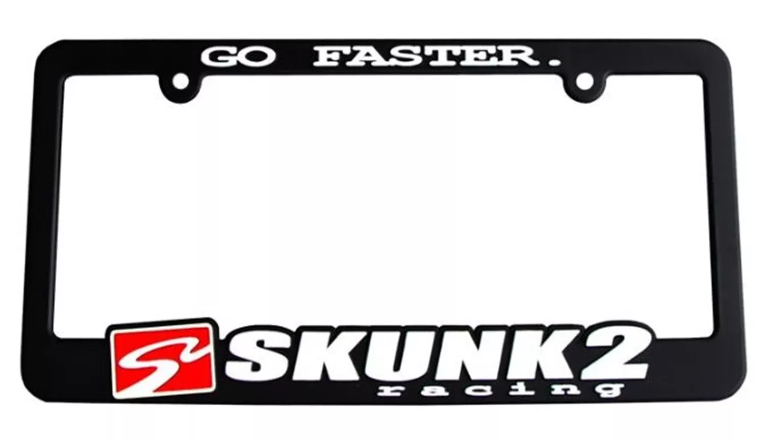 Skunk2 Racing 838-99-1460 License Plate Frame With ‘Go Faster’ Logo