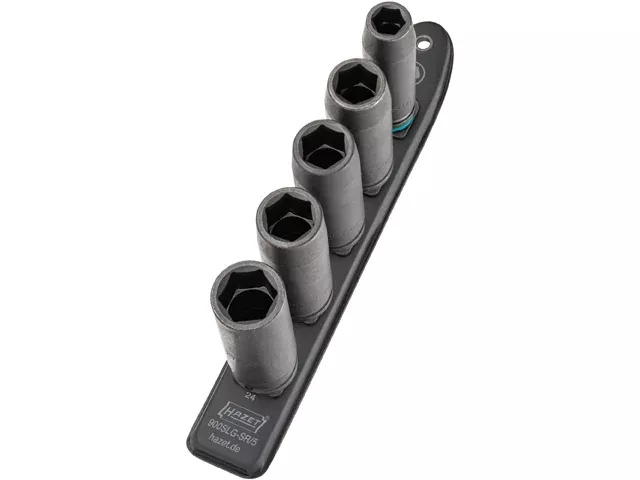 Socket Set – 1/2″ Impact Socket Hazet SmartRail System 900SLGSR5
