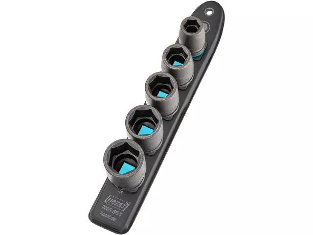 Socket Set – 1/2″ Impact Socket Hazet SmartRail System 900SSR5