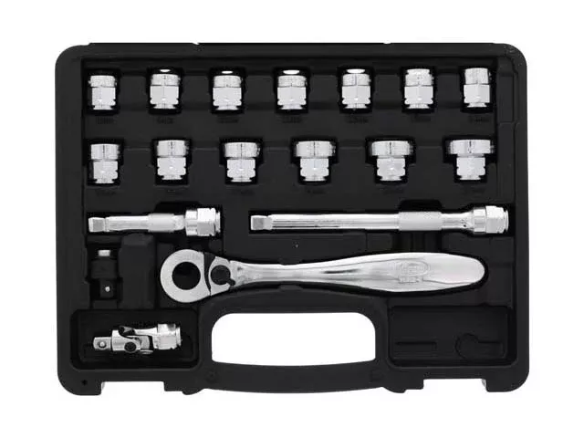 Socket Set – 3/8″ Drive Super Flat V6202