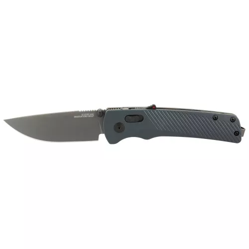 SOG Knives & Tools Flash AT, Folding Knife, 3.45" Straight Back, Urban Gray GRN Handle, D2 Steel, Titanium Nitride Finish, Black SOG-11-18-05-41