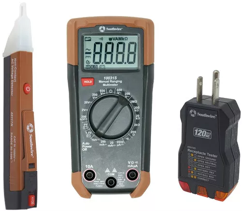 Southwire 3 Piece Electrical Test Kit 10037K