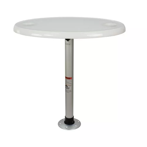 Springfield Thread-Lock Electrified Oval Table Package w/LED LightsUSB Ports