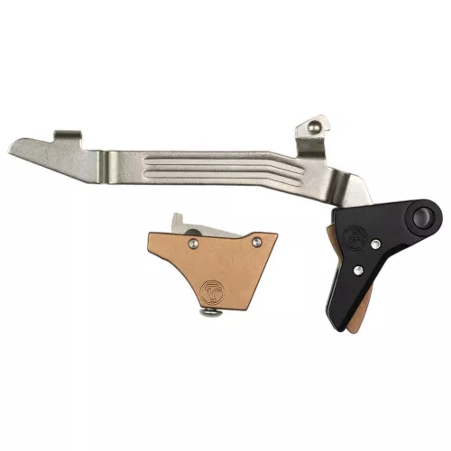 Timney Triggers Alpha Competition Trigger, Anodized Finish, Bronze, Fits Gen 3 & Gen 4 - G17, G19, G22, G23, G34 ALPHA GLOCK 3-4 - BRONZE