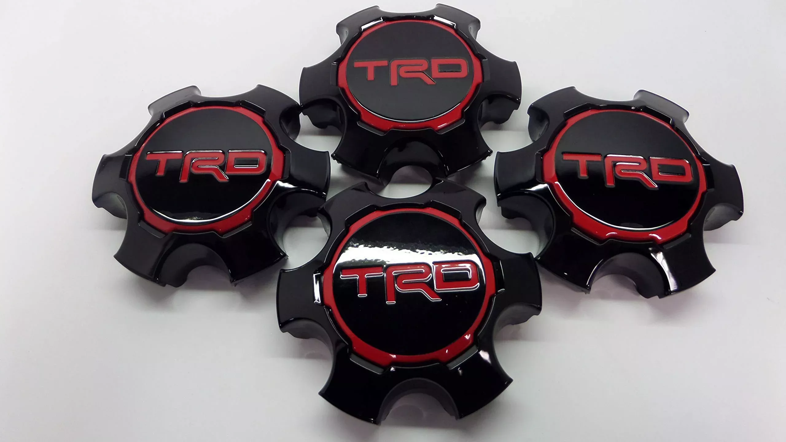 Toyota Tacoma TRD PRO Center Cap Set – Genuine OE OEM, Black Plastic