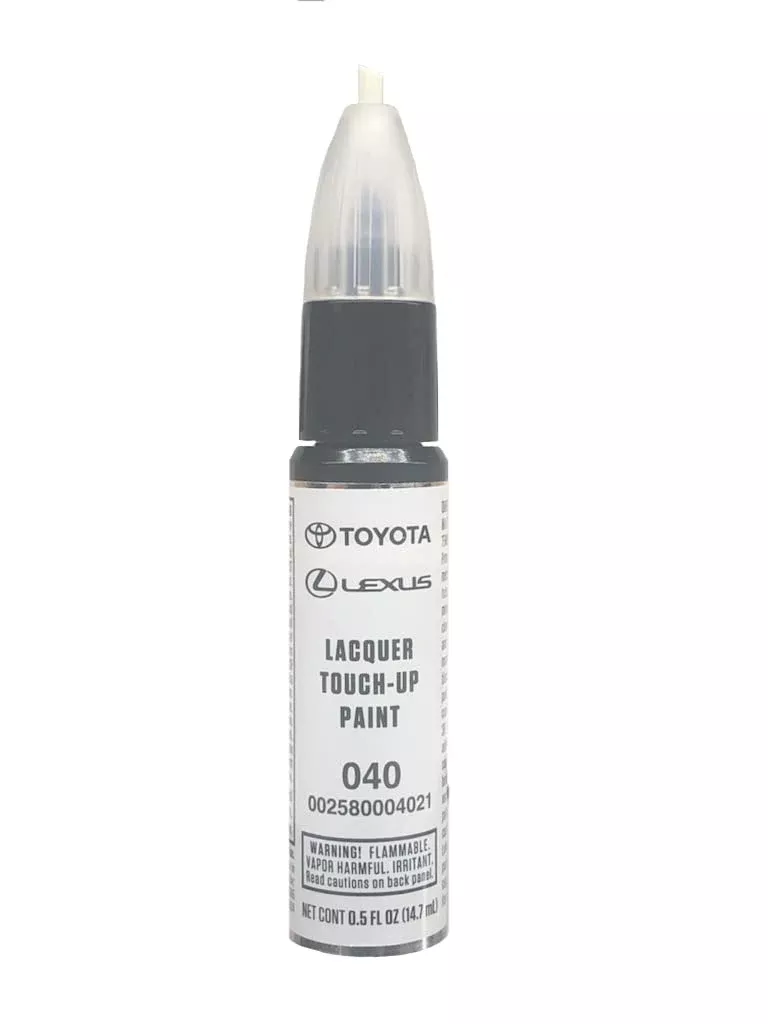 Toyota Touch Up Paint - 040 Super White, 0.5 Fl Oz, Genuine for Scion/Lexus