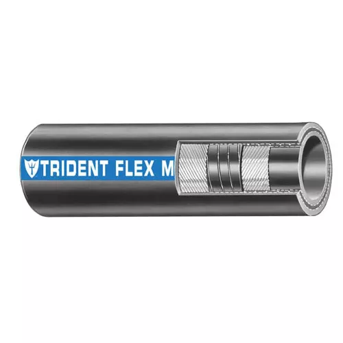 Trident Marine 1-1/4" Flex Marine Wet ExhaustWater Hose - Black - Sold by the Foot