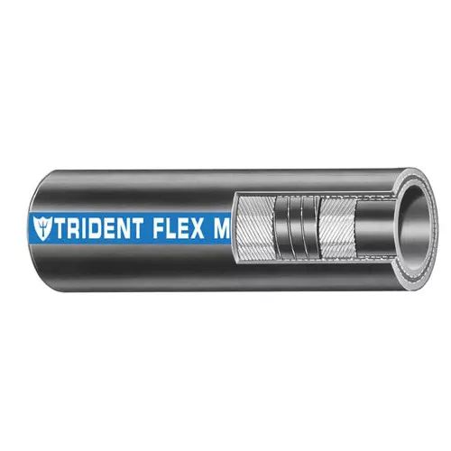 Trident Marine 1" x 50 Coil - Flex Marine Wet ExhaustWater Hose - Black