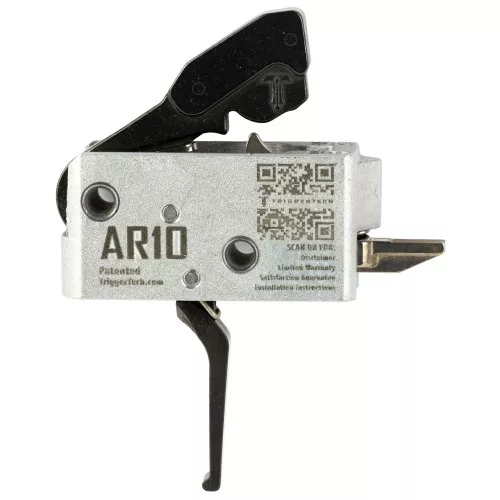 TriggerTech Duty, Flat Trigger, Single Stage, 3.5LB Pull, Fits AR-10, Anodized Finish, Black AHT-SDB-33-NNF