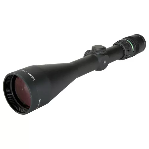 Trijicon AccuPoint Rifle Scope, 2.5-10X56mm, 30mm, Duplex With Green Dot Reticle, Matte Finish TR22-1G