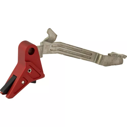 True Precision Axiom Trigger & Trigger Bar, Black with Red Safety, Fits Glock 43/43X/48 TP-G43T-RBL