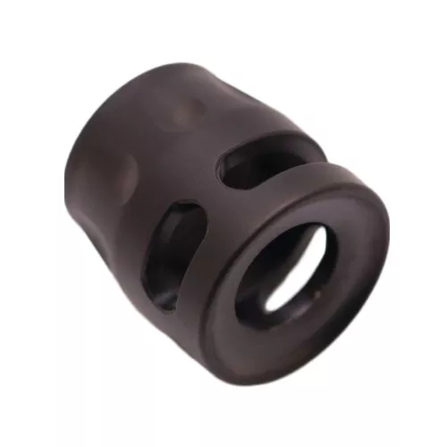True Precision Micro Comp, Compensator, 9MM, Black, 1/2-28, DLC TP-SMICRO-BC