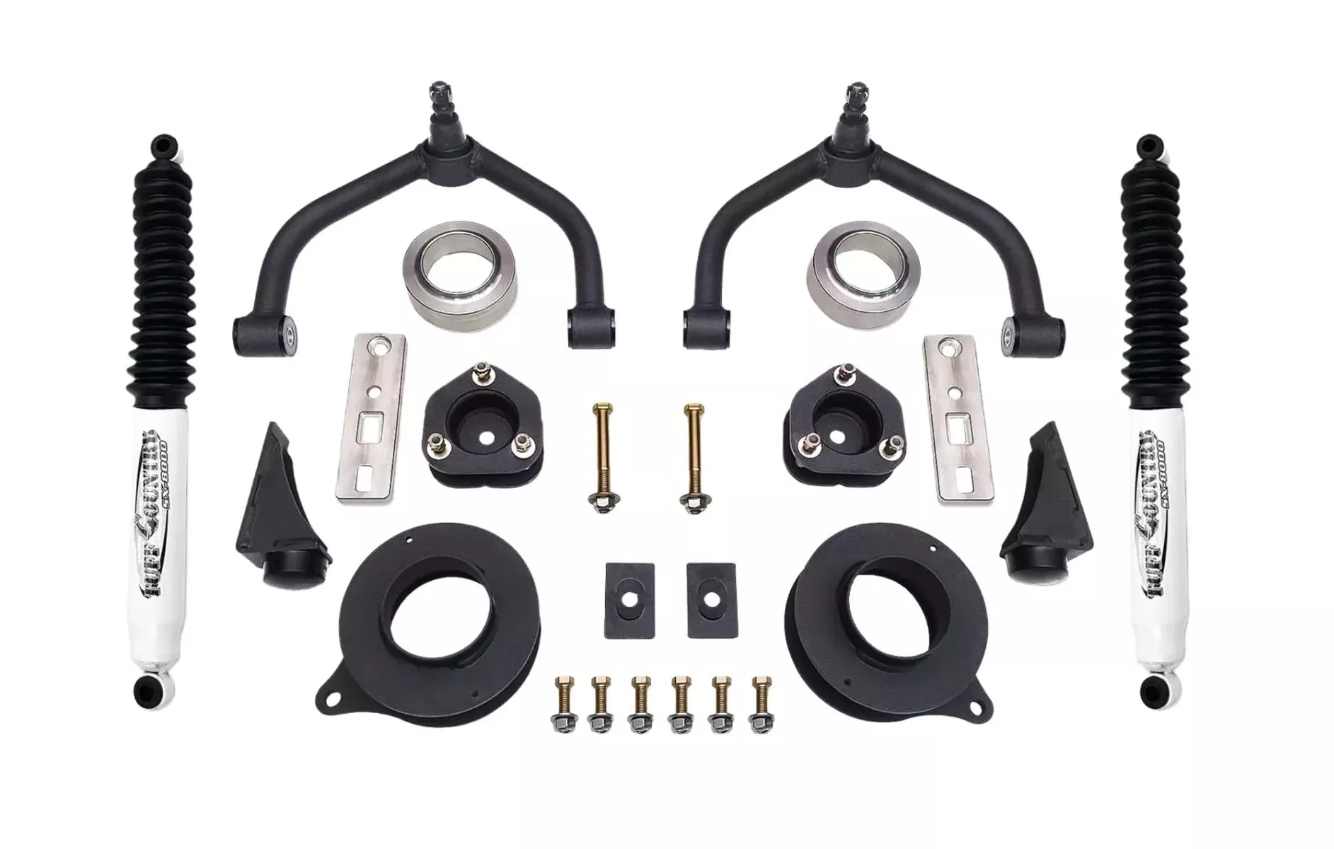 Tuff Country 4′ Lift Kit With Ball Joint Upper Control Arms And Shocks Compatible With/Replacement For Dodge Ram 1500 2019-2022 Compatible With/Replacement 34119Kn 5 Lug
