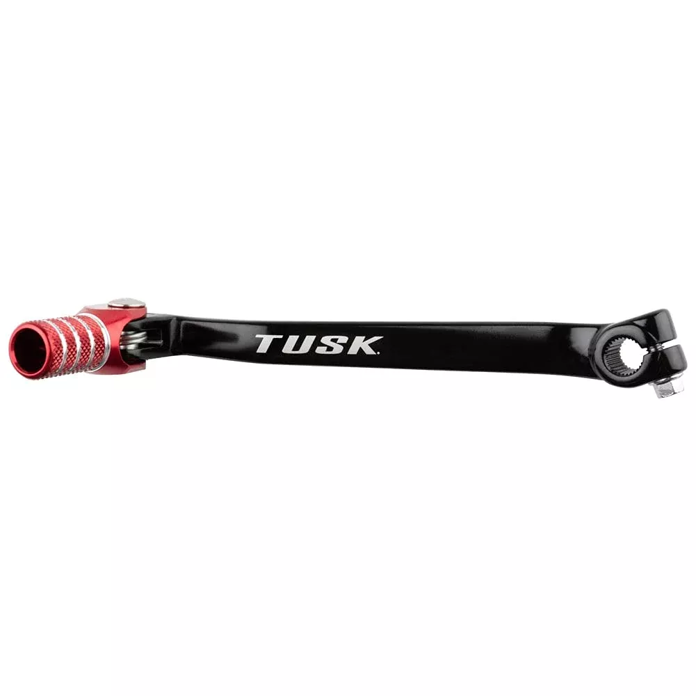 Tusk Folding Shift Lever Black/Red Tip For Honda Xr400R 1996-2004