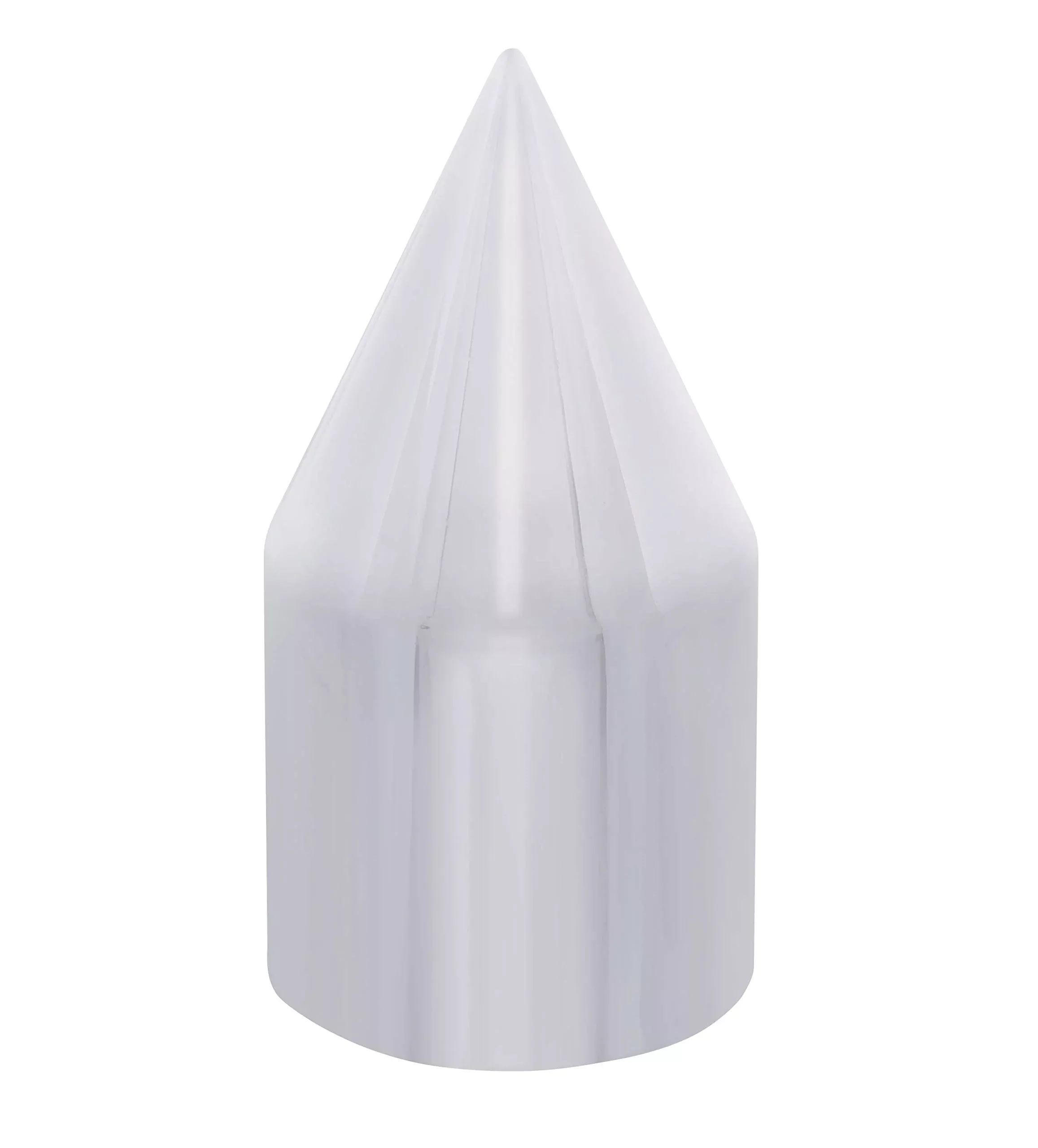 United Pacific Chrome Plastic Spike Nut Cover – Push-On (10 Pack), Various Sizes Without Flange