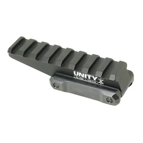 Unity Tactical FAST, Red Dot Riser, Elevates Lower 1/3 Mount to 2.26" Optical Height, Direct to Picatinny, Anodized Finish, Black FST-ORB