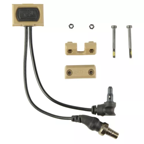 Unity Tactical ModButton Lite SYNC, 4.5", Dual Lead Remote Switch For Surefire Scout and Crane Laser, Fits Picatinny, Black MBL2-BLK-SF-CL-4.5