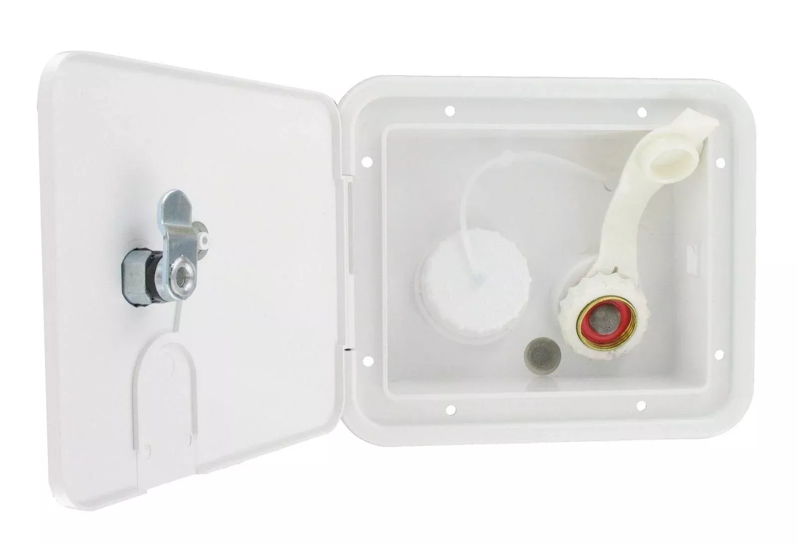 Valterra White Gravity/City Water Hatch Fill Dish Lock Keys Rv Trailer