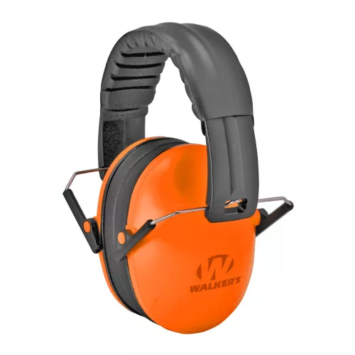 Walker's Passive, Ultra Compact Hearing Protection, Earmuff, Orange GWP-FKDM-OR