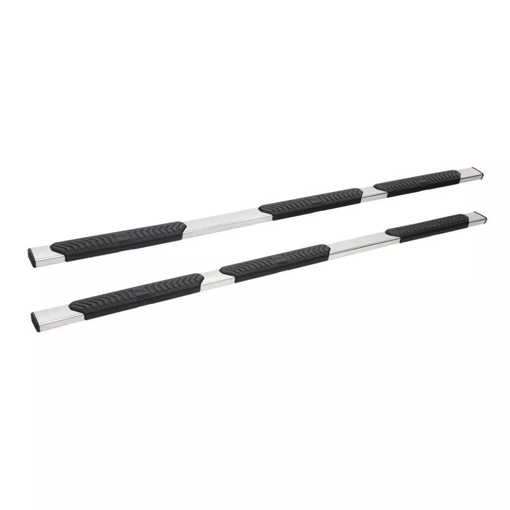 Westin 28-534340 R5 Modular Wheel To Wheel Nerf Bars Fits 2019-2024 Ram 2500 3500 Crew Cab 8′ Bed (Exc Dually) Polished Pair