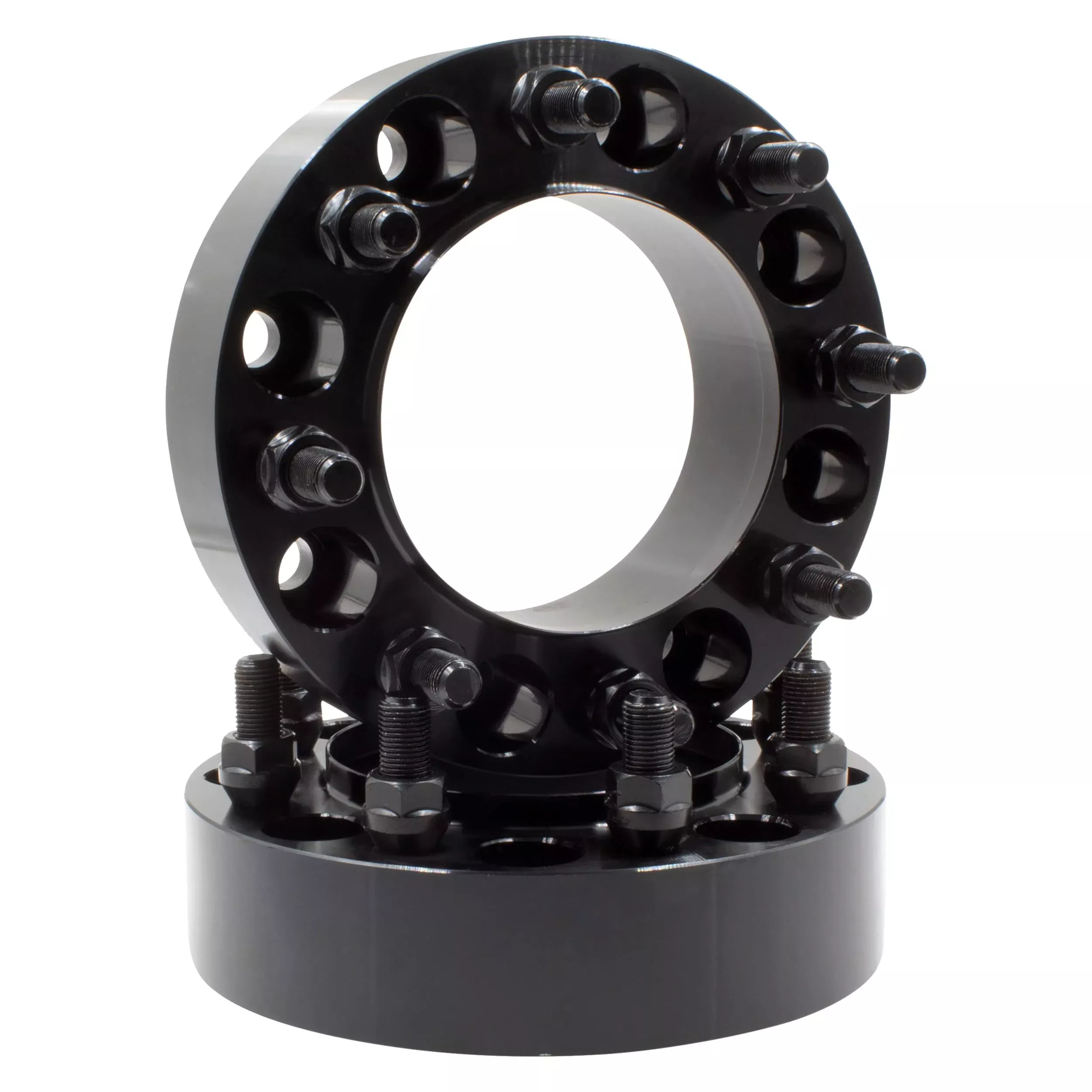 Wheel Accessories Parts 2 Pcs Hub Centric Wheel Spacers 8 On 170Mm 2′ Thick M14 X 1.5 Thread Stud 124.9Mm Hub Fits 2003+ Ford F250 F350 Super Duty Single Rear Wheel | 03-05 Dually Rear Wheel Front