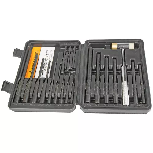 Wheeler Master Roll Pin Punch Set, Black 110128