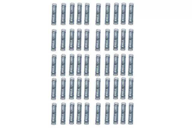 Wire Connector – Butt Connector, 16-14 Gauge (Blue) (50 Pack) 5792