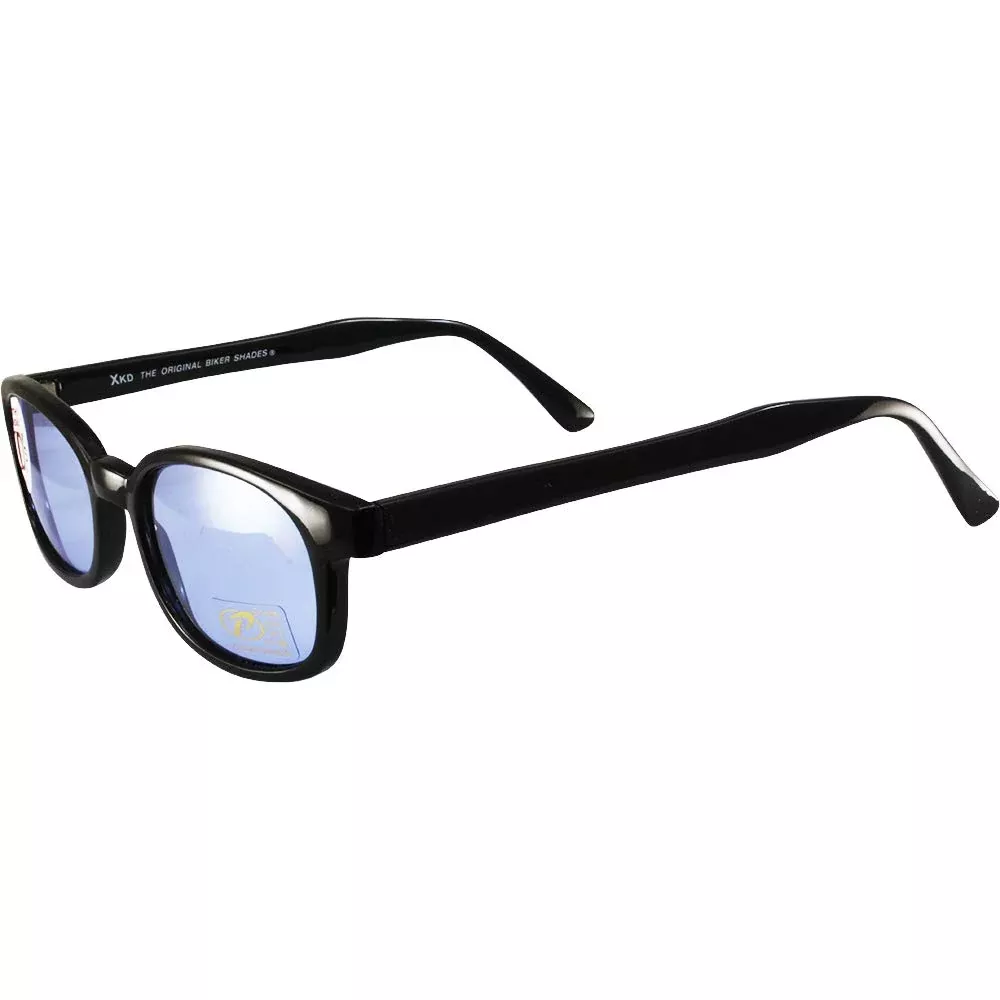 X-Kd Sunglasses 1012 Black Frame With Blue Lens