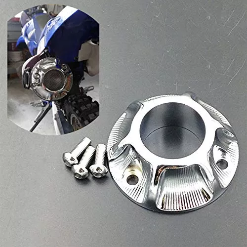 Xkmt-Chromed Exhaust Tip Compatible With Kawasaki Klx 125 /Klx 125L Suzuki Drz Yamaha Tt-R50/Tt-R125E [B00Ywcanze]