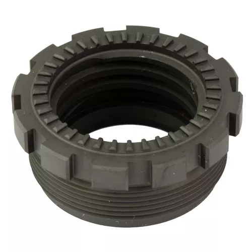 Yankee Hill Machine Co Kurz QD Adapter, Titanium, 1-3/8-24 Rear Mounting Threads, Matte Finish, Black YHM-3051-Ti