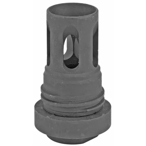 Yankee Hill Machine Co Mini QD Flash Hider, Matte Black, 1/2X36″ Thread, Fits Turbo T2, Turbo K, Resonator, Resonator R2, Resonator K, Nitro .30, All Phantom .30 caliber YHM-4315-36A