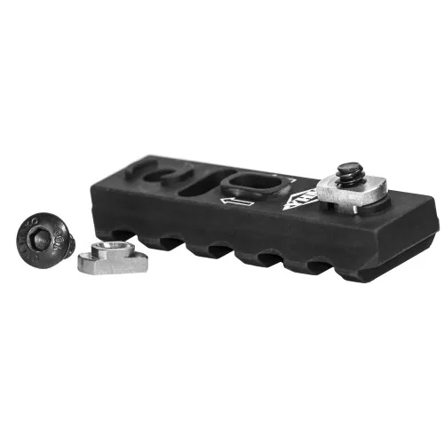 Yankee Hill Machine Co MLOK Continuous Rail Section, 2.75″, 5 Slot, Black YHM-5400A