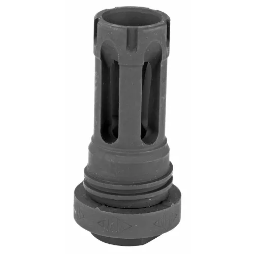 Yankee Hill Machine Co Phantom 5.56 Quick Detach Flash Hider, 556NATO, 1/2×28, Fits AR Rifles, Black Finish YHM-3102-28A