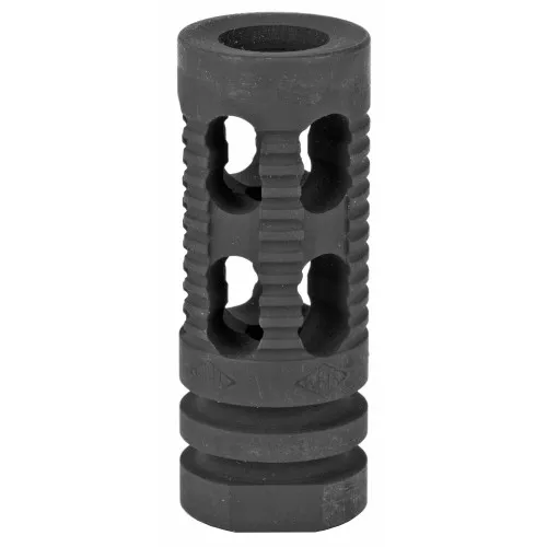 Yankee Hill Machine Co Phantom Muzzle Brake, Smooth, 1/2X28, Fits AR Rifles, Black Finish YHM-28-5M2