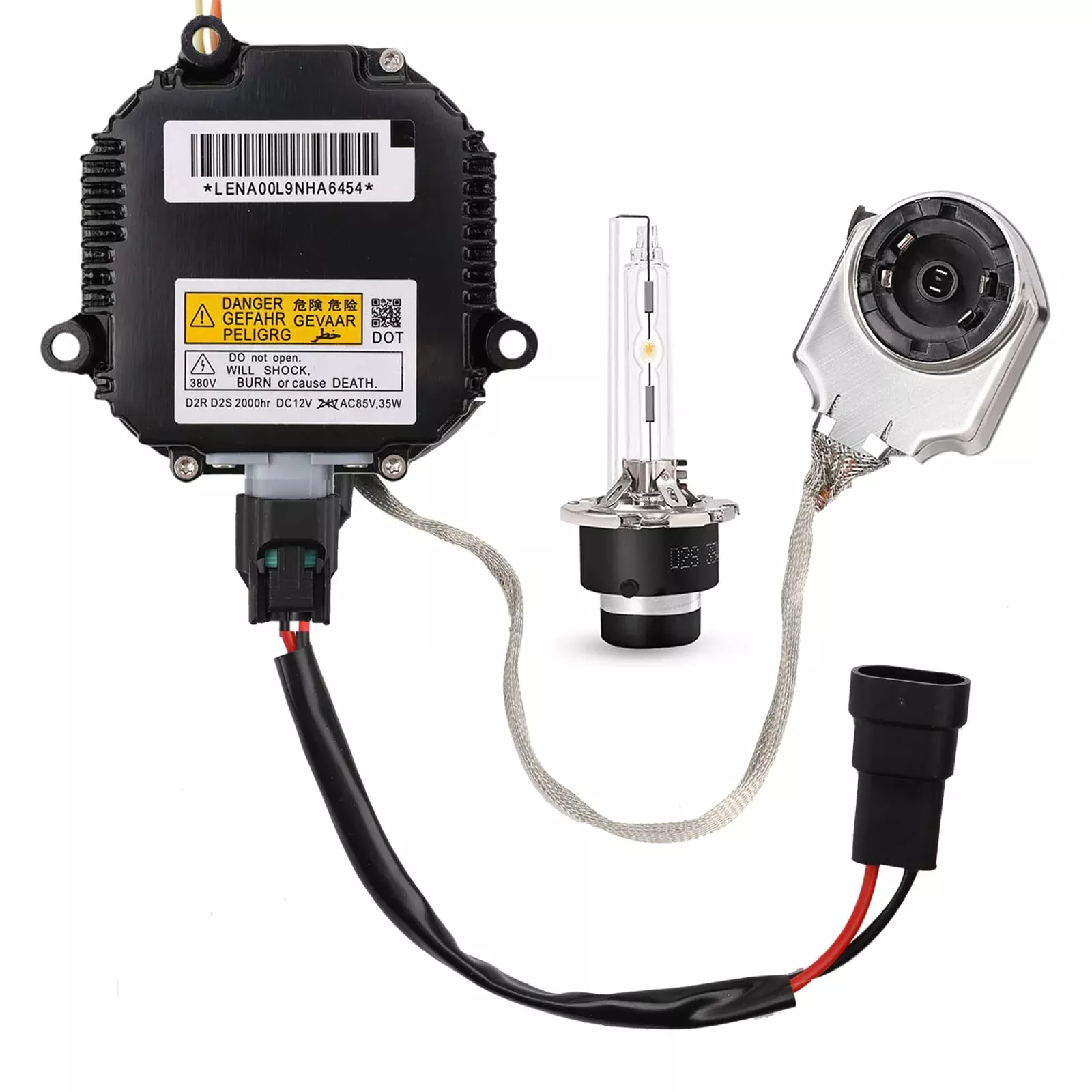 Yikesai Xenon HID Headlight Ballast & Igniter Control Unit – D2S Bulb, Compatible with Nissan Altima, 350Z, Maxima, G35, NZMNS