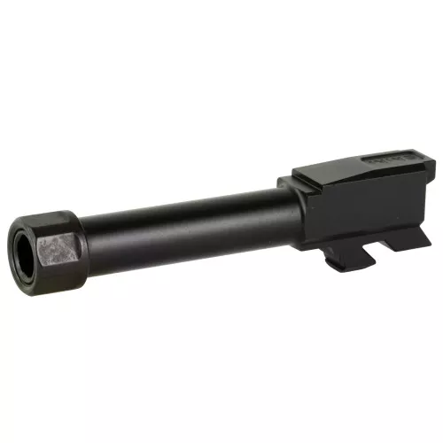 Zaffiri Precision Pistol Barrel, Threaded 1/2×28, 9MM, 3.4″, Nitride Finish, Black, Fits Glock 43 ZP.43BTBN