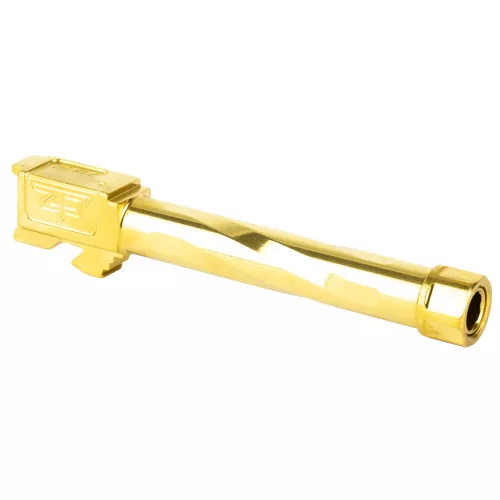 Zaffiri Precision Pistol Barrel, Threaded 1/2×28, 9MM, 4.49″, TiN Finish, Gold, Fits Glock 17 Gen 1-4 ZP.17BTG