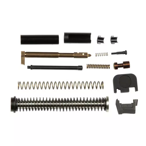 Zaffiri Precision UPK, Upper Parts Kit, Fits Glock 19 Gen 4, Includes Firing Pin and Spring, Firing Pin Spacer Sleeve, Firing Pin Channel Liner, Spring Cups, Safety Plunger and Spring, Extractor, Extractor Depressor Plunger Assembly, Slide Recoil Co
