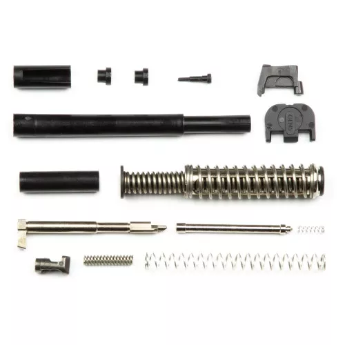 Zaffiri Precision UPK, Upper Parts Kit, Fits Glock 19 Gen 5, Includes Firing Pin and Spring, Firing Pin Spacer Sleeve, Firing Pin Channel Liner, Spring Cups, Safety Plunger and Spring, Extractor, Extractor Depressor Plunger Assembly, Slide Recoil Co