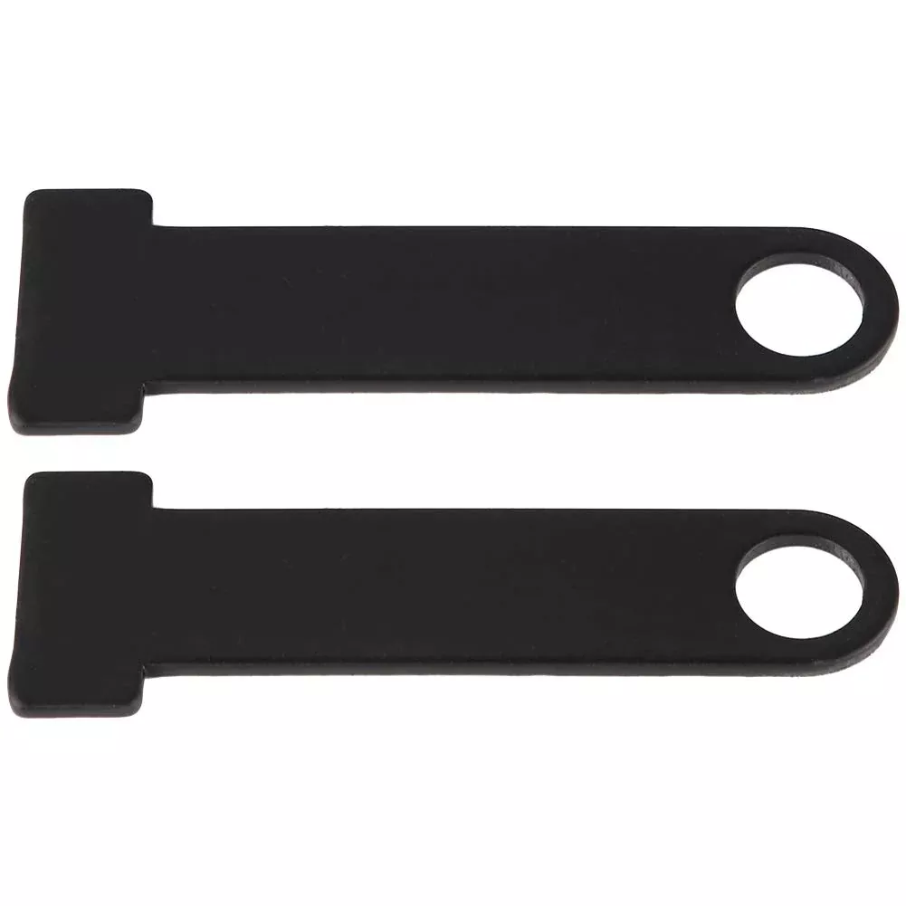 Zerone Helmet Strap D Ring Lock, Universal Stainless Steel Motorcycle Steel D Ring Lock Extension Connector For Motorcycle Scooter Bike For (Black)